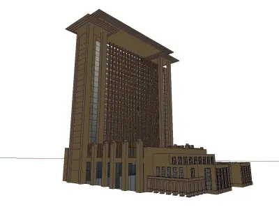 vacation spot-Resort-Fashion Leisure Hotel-0219 3D model