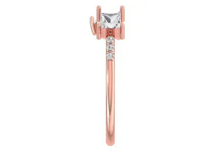 Women Light Weight Band Ring 3D print model 27