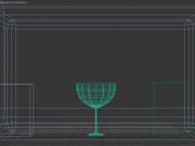 Glass using  Reflection Lighting 3D model