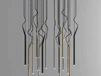 Modern Ceiling Pendant Collection 3D model