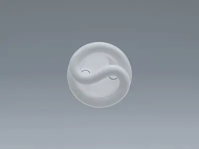 Light Bulb Low-poly 3D model