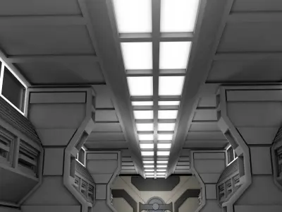 Sci Fi Corridor 3D model