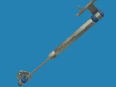 Hydraulic Piston 01 3D model