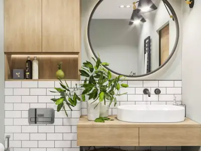 Bathroom in modern style 3D model