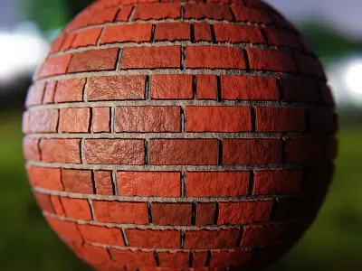 Procedural Brick Wall Material - Blender Cycles Ready Texture