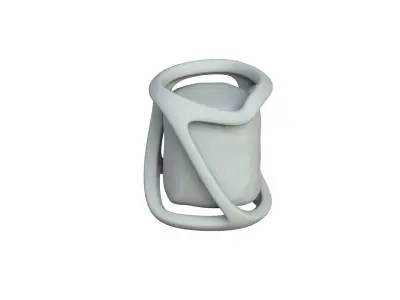 SciFi Shape Object Low Poly Low-poly 3D model 32