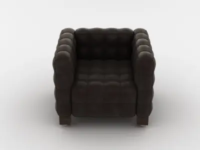 Joseph Hoffman Cubis Armchair 3D model