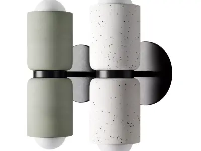 Terra 2 Wall Light Low-poly 3D model