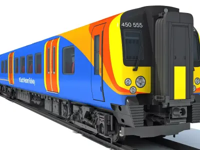 British South West Rail Class 450 3D model