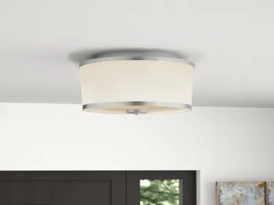 Camacho Light  Simple Drum Flush Mount Free 3D model