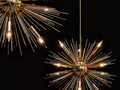 ASTRA Chandelier Sputnik 3D model