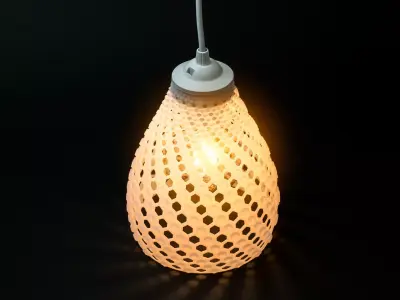 FIBONNACCI PENDANT ILLUMION 3D print model