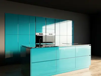 95-Kitchen11 glossy 8 3D model