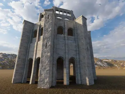 Parthenon-Historical Greek Temple 3D model