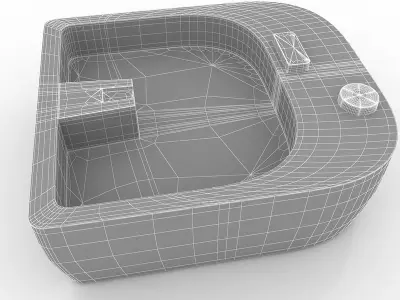 Aqua Foot Massage Spa 3D model