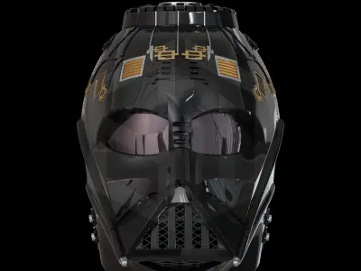 Darth Vader Episode VI Helmet 3D print model