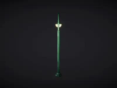 Lamp Post 04 3D model