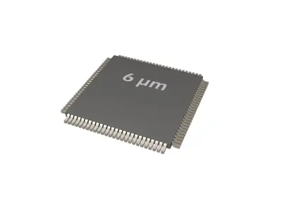 Chip v1 003 Low-poly 3D model