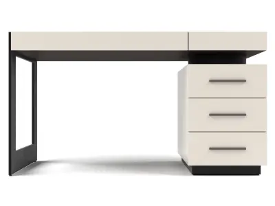 Universal Furniture - Duchamps Writing Desk Low-poly 3D model