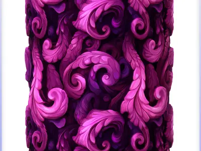 Stylized Foliage Seamless Texture Texture