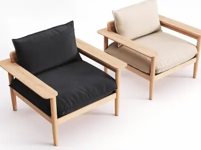 Terassi Lounge Chair 3D model