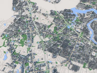 Jacksonville City Florida 3D model