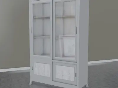 Kitchen Cabinet Free low-poly 3D model