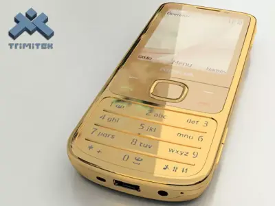 Nokia 6700 Classic 2009 - Gold 3D model