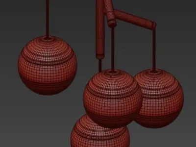 Tech Lighting Sedona Double Chandelier 3D model