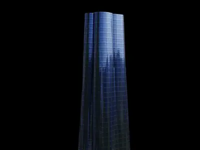 Hudson Yards 15 - NYC Low-poly 3D model