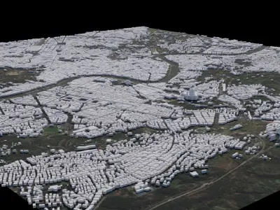 Italy Cities Pack - Rome Naples Milan Turin Genoa Palermo 3D model