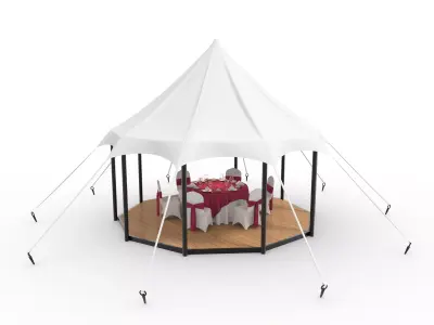 Party Tent  01 3D model