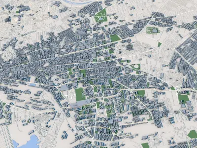 Karachi City Pakistan 3D model