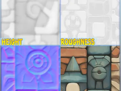 Stylized Wall Seamless Texture Texture 8