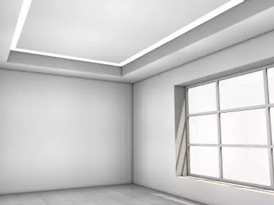 Empty Room 3D model get