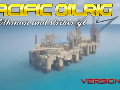 Pacific Oilrig 3D model