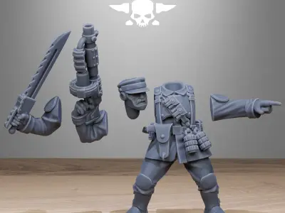 FreeGuard Infantry 3D print model