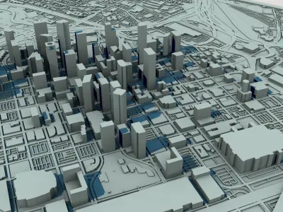 Houston Texas United States 3D print model