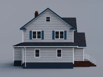 Low Poly House 28 Low-poly 3D model