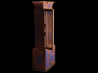 Cabinet Game Ready Low-Poly PBR 3D Model Low-poly 3D model