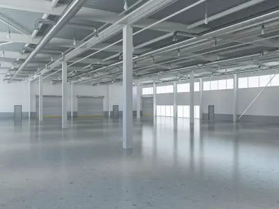 Warehouse Modern interior 3D model