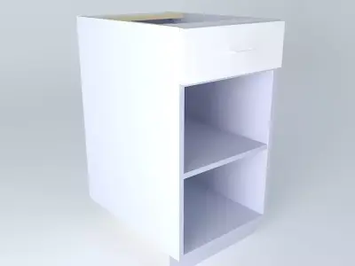 B0D1D cabinet with shelf Free 3D model