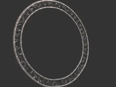 Babylonian Wall design 6  3D model