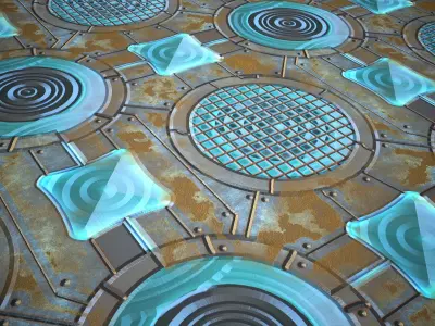 Scifi Vol 95  -  Game PBR Textures Texture