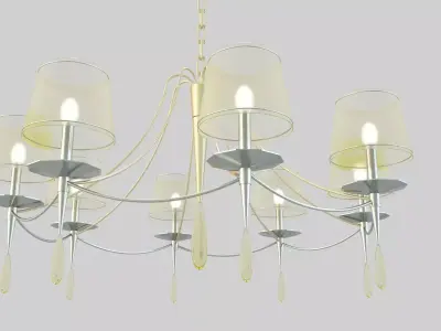 chandelier lighting 52 3d model 3D model