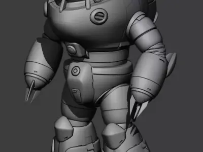 Armored suit zgok ma-k 3D print model