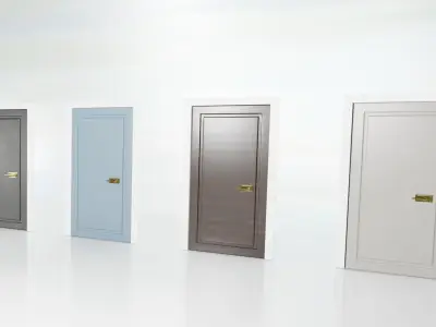 Door Pac of 6 Free 3D model