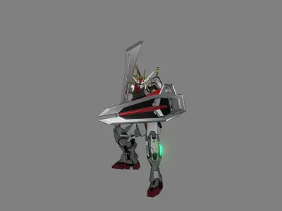 Attacker Gundam 9 A 3D model