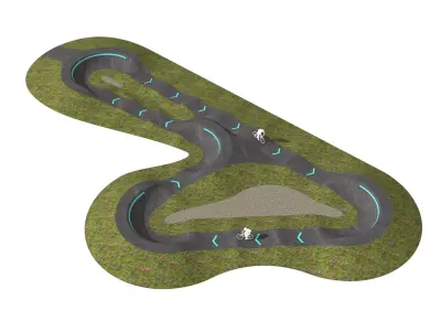 Pump track 05 3D model