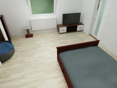 Modern Bedroom 3D model